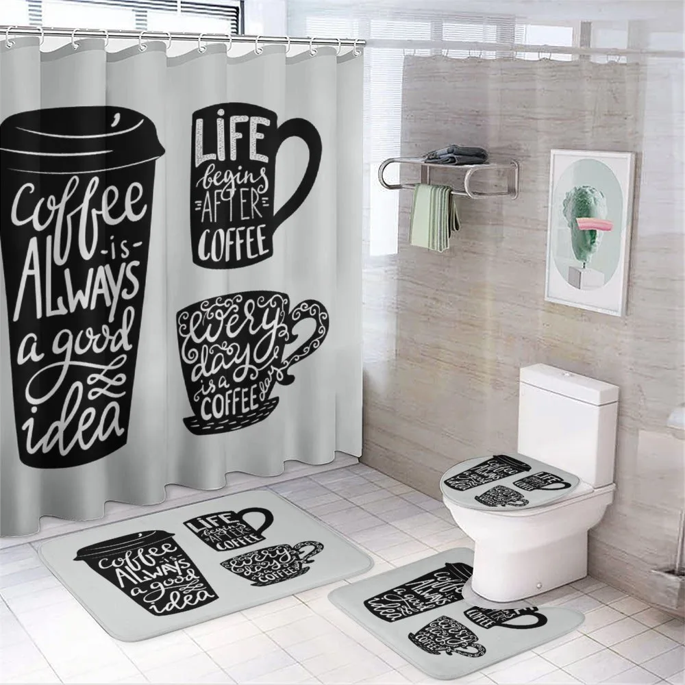 Container Silhouette — 4-Piece Bathroom Set preview