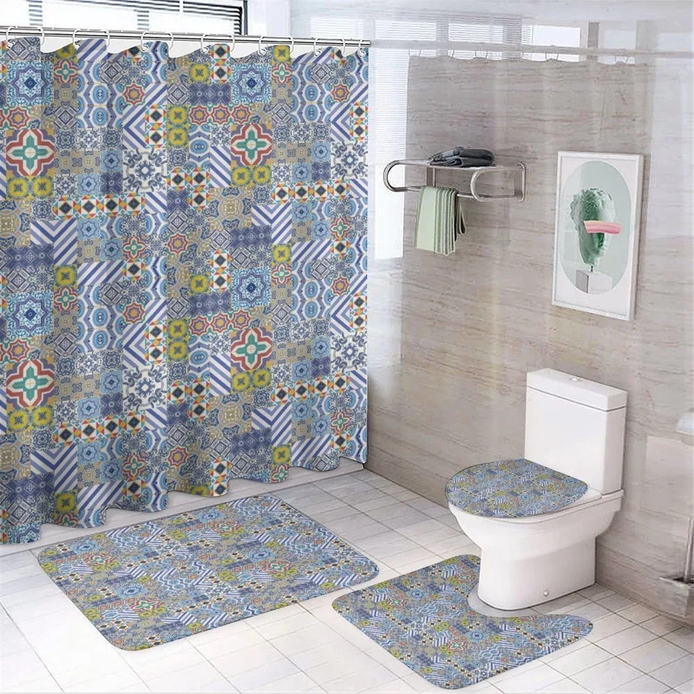 Middle Eastern Ceramic — 4-Piece Bathroom Set preview