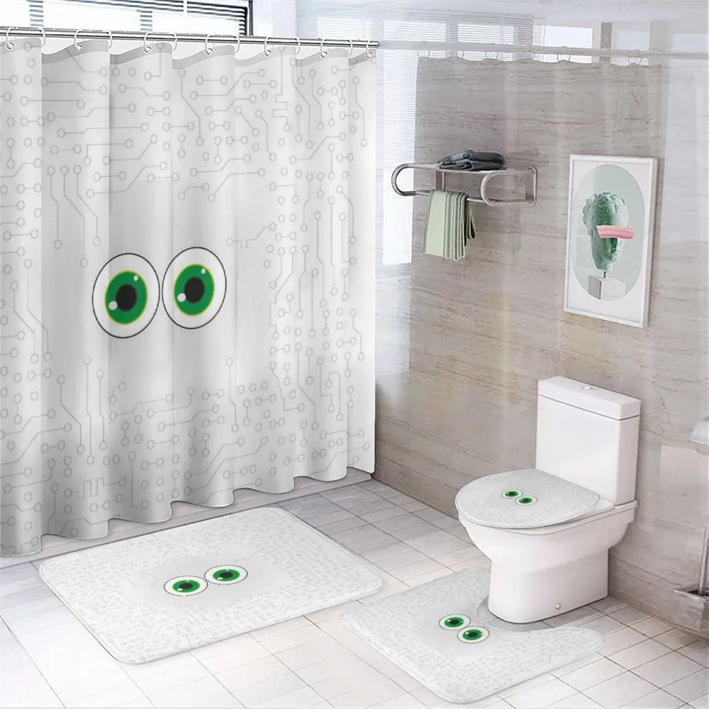 Eye Form Digital Picture — 4-Piece Bathroom Set preview