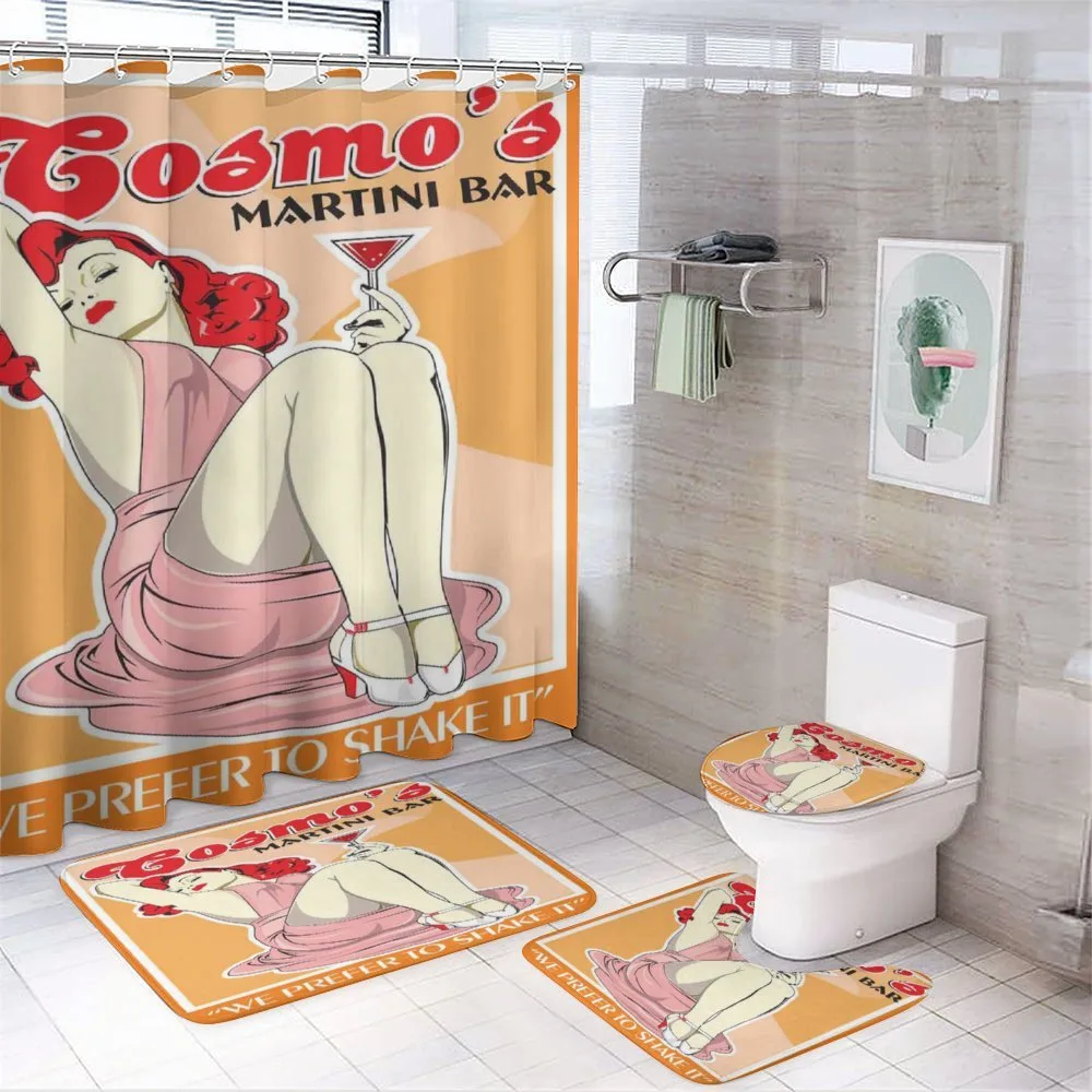 Martini Cocktail — 4-Piece Bathroom Set preview