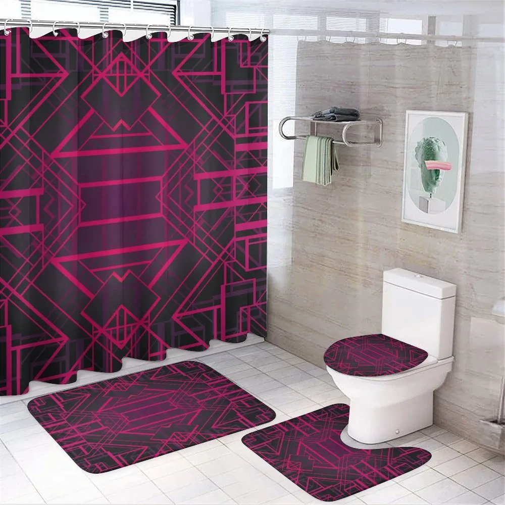 Modern Design Lines — 4-Piece Bathroom Set preview