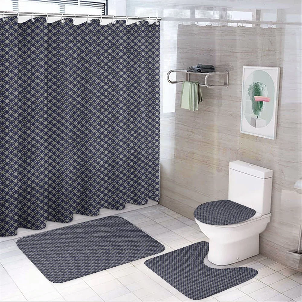 Oriental Round Shapes — 4-Piece Bathroom Set preview