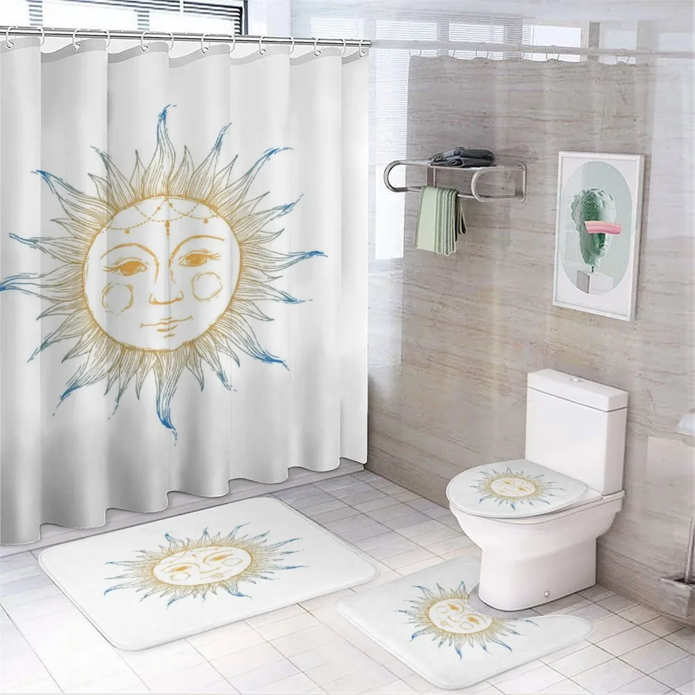 Ornate Aztec Star Motif — 4-Piece Bathroom Set preview