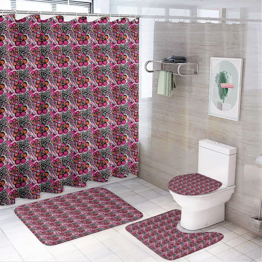 Flower Blossom — 4-Piece Bathroom Set preview