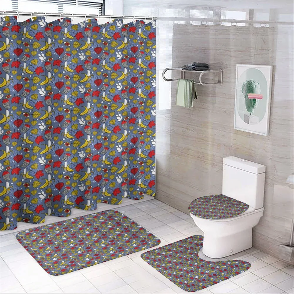 Leaf Banana Eye and Avian 4-Piece Bathroom Set product video