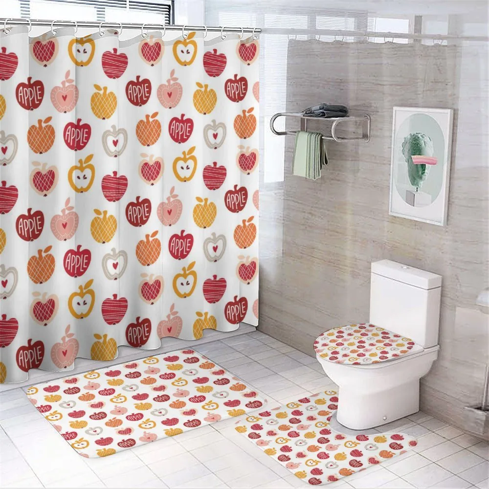 Love Natural Food Theme — 4-Piece Bathroom Set preview