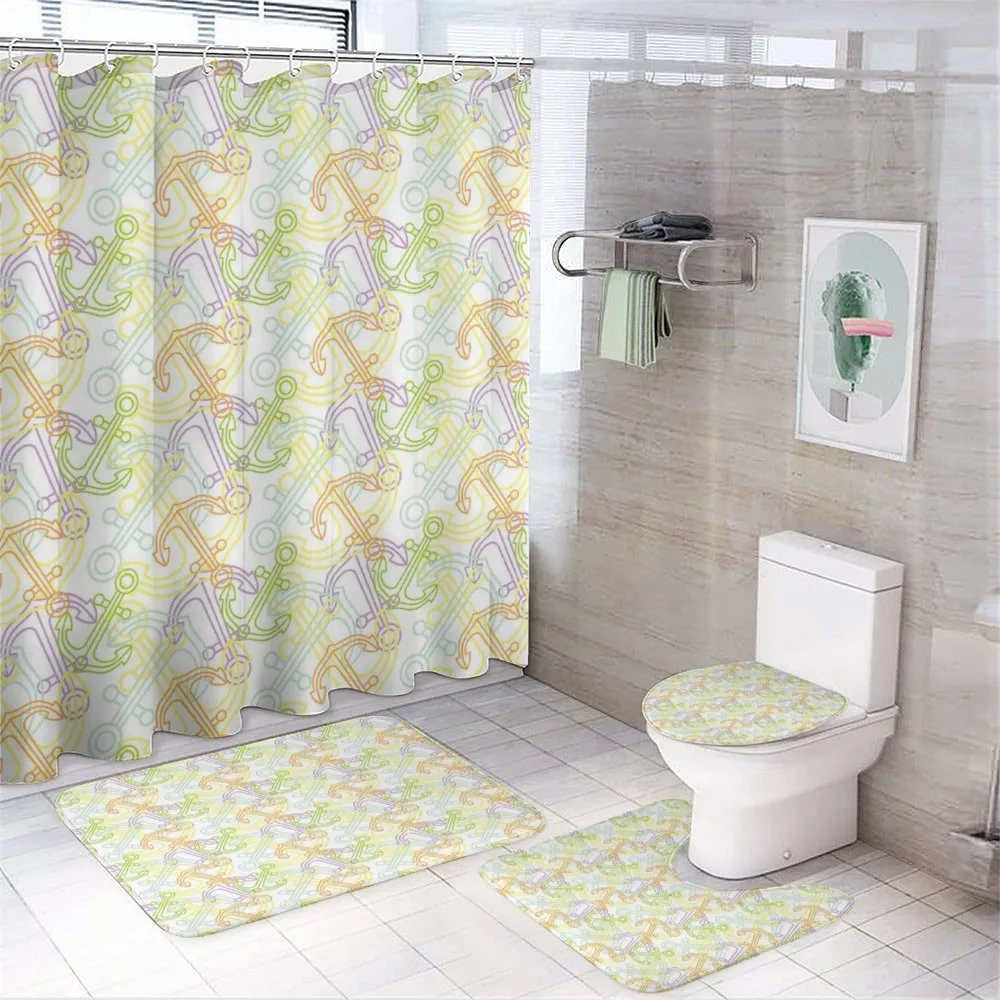Anchors Aqua Wildlife — 4-Piece Bathroom Set preview