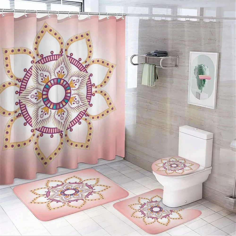 Bohemian and Simplistic — 4-Piece Bathroom Set preview