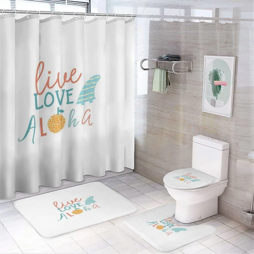 Live Love Aloha Fruit — 4-Piece Bathroom Set preview