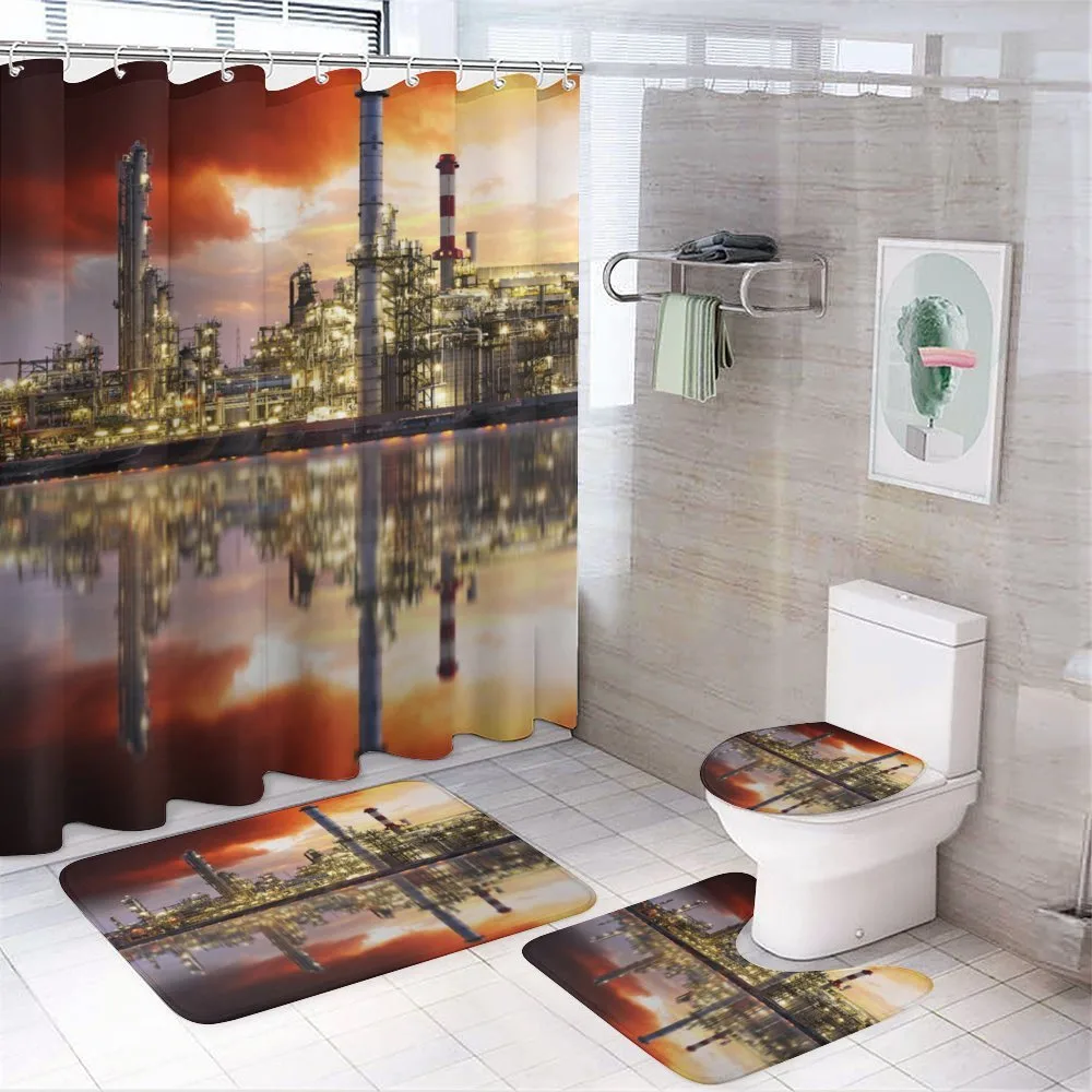 Oil Refinery — 4-Piece Bathroom Set preview