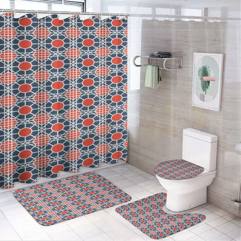 Eastern Style Grid — 4-Piece Bathroom Set preview