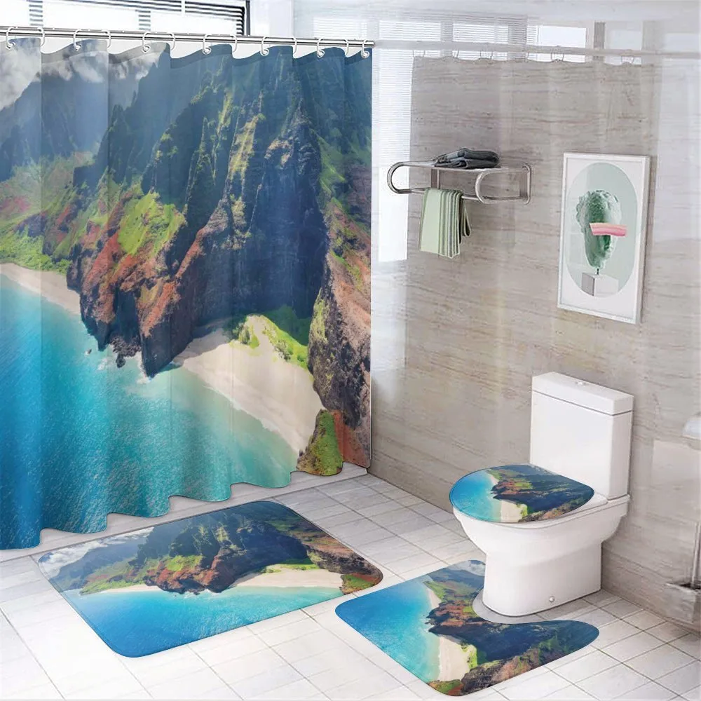 Na Pali Coast Island — 4-Piece Bathroom Set preview