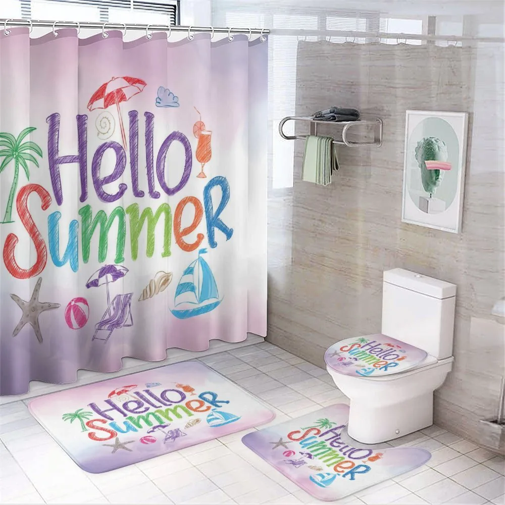 Summer Motivational — 4-Piece Bathroom Set preview