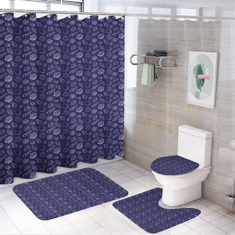 Underwater Sea Shells — 4-Piece Bathroom Set preview