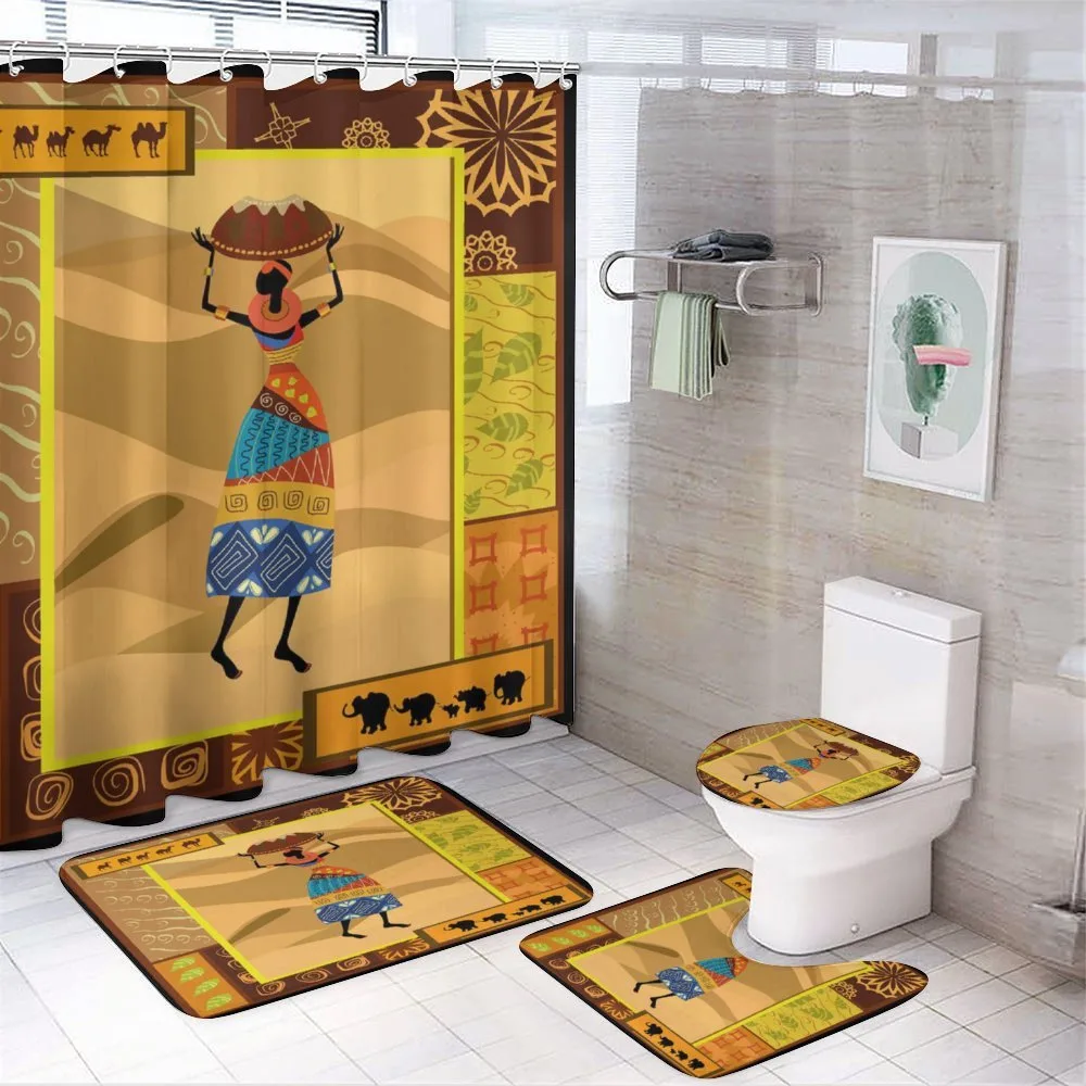 Camels Elephants — 4-Piece Bathroom Set preview
