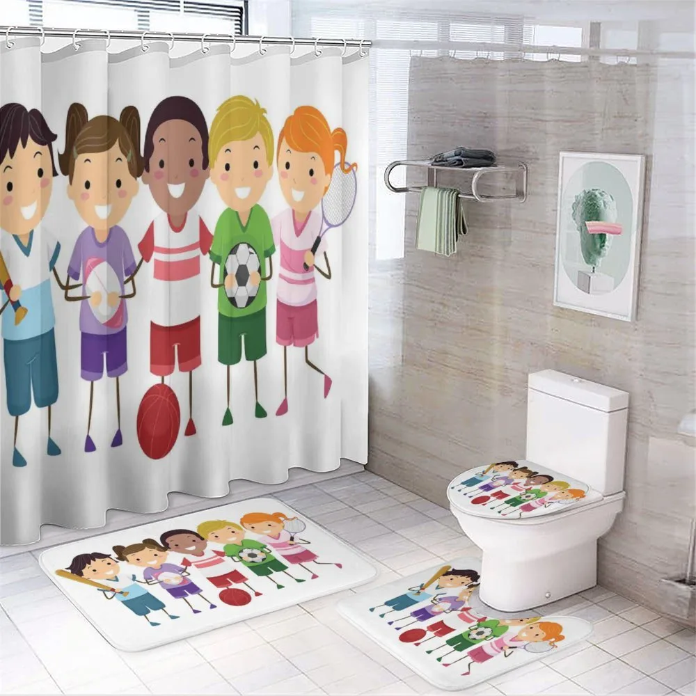 Children Soccer — 4-Piece Bathroom Set preview