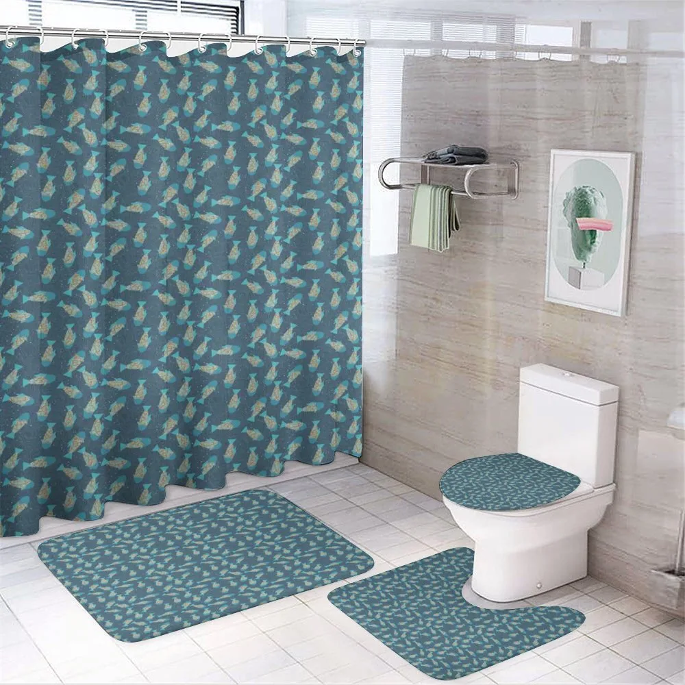 Exotic Underwater Animals — 4-Piece Bathroom Set preview