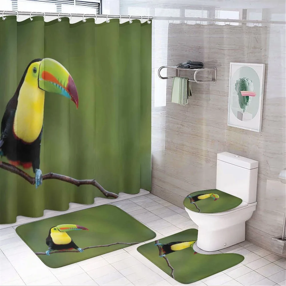 Keel Billed Toucan — 4-Piece Bathroom Set preview