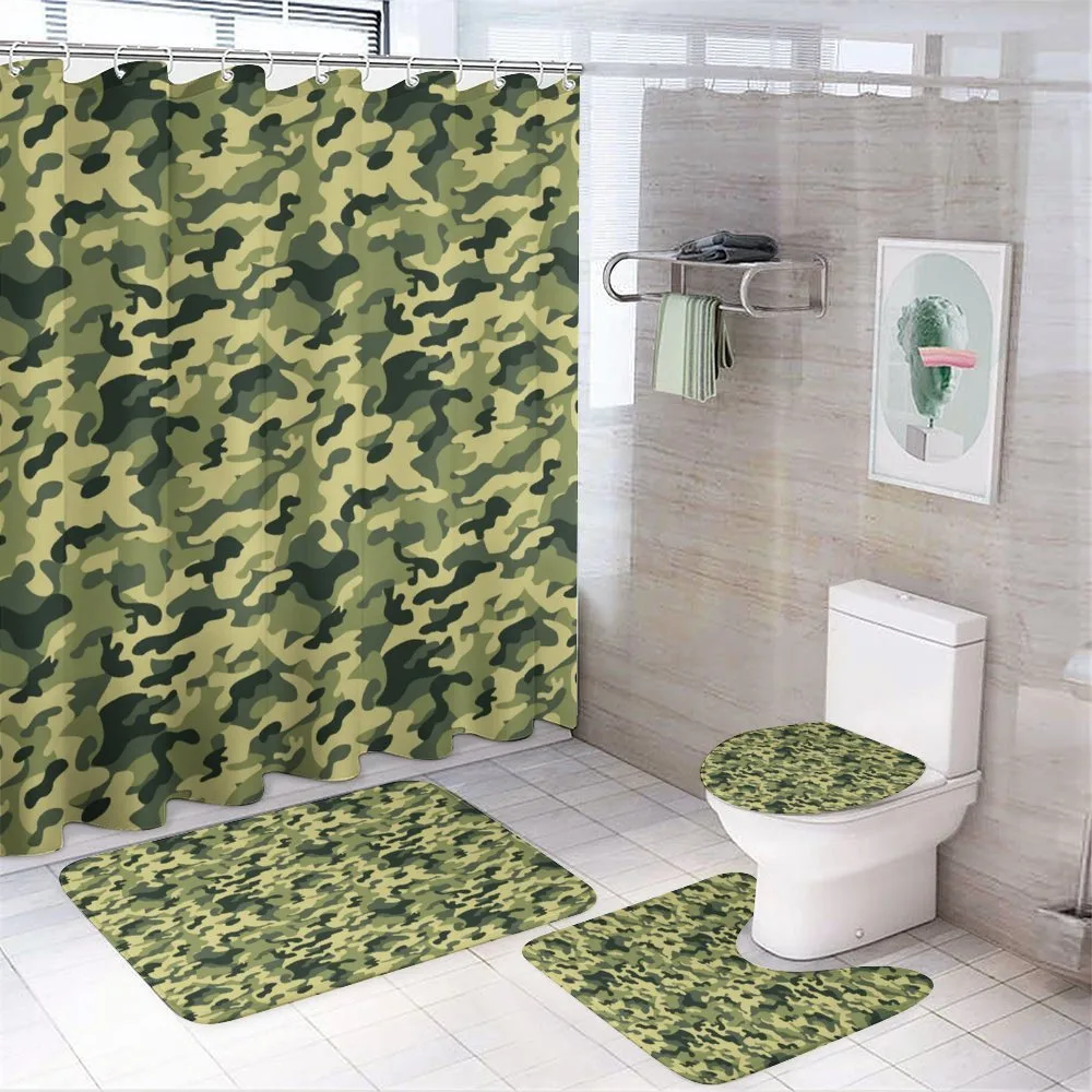 Pale Clothing Motif 4-Piece Bathroom Set product video