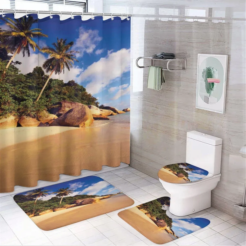 Serenity Nature Green — 4-Piece Bathroom Set preview
