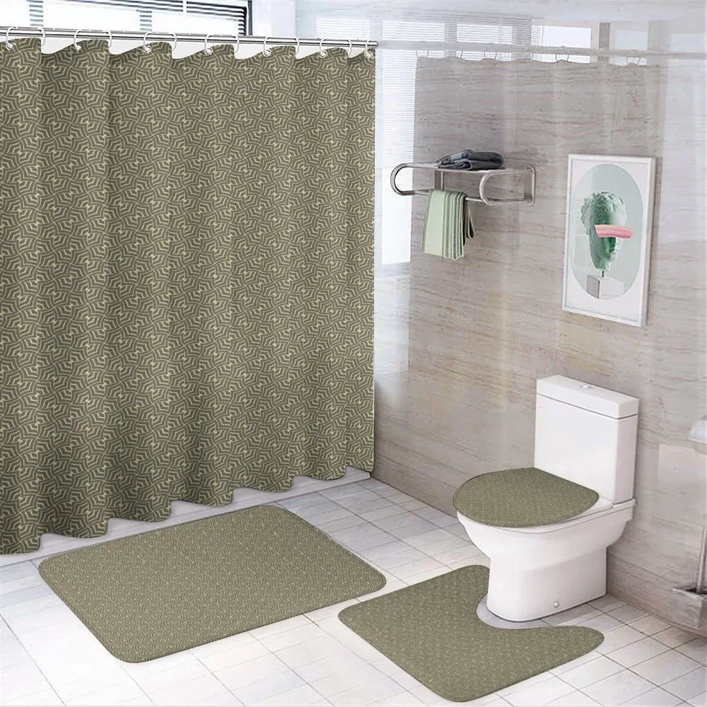 Tile Pattern — 4-Piece Bathroom Set preview