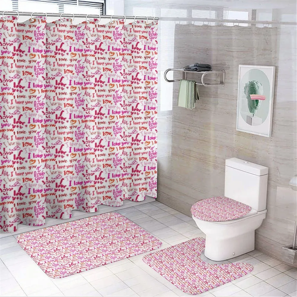 Brushstroke Scribble — 4-Piece Bathroom Set preview
