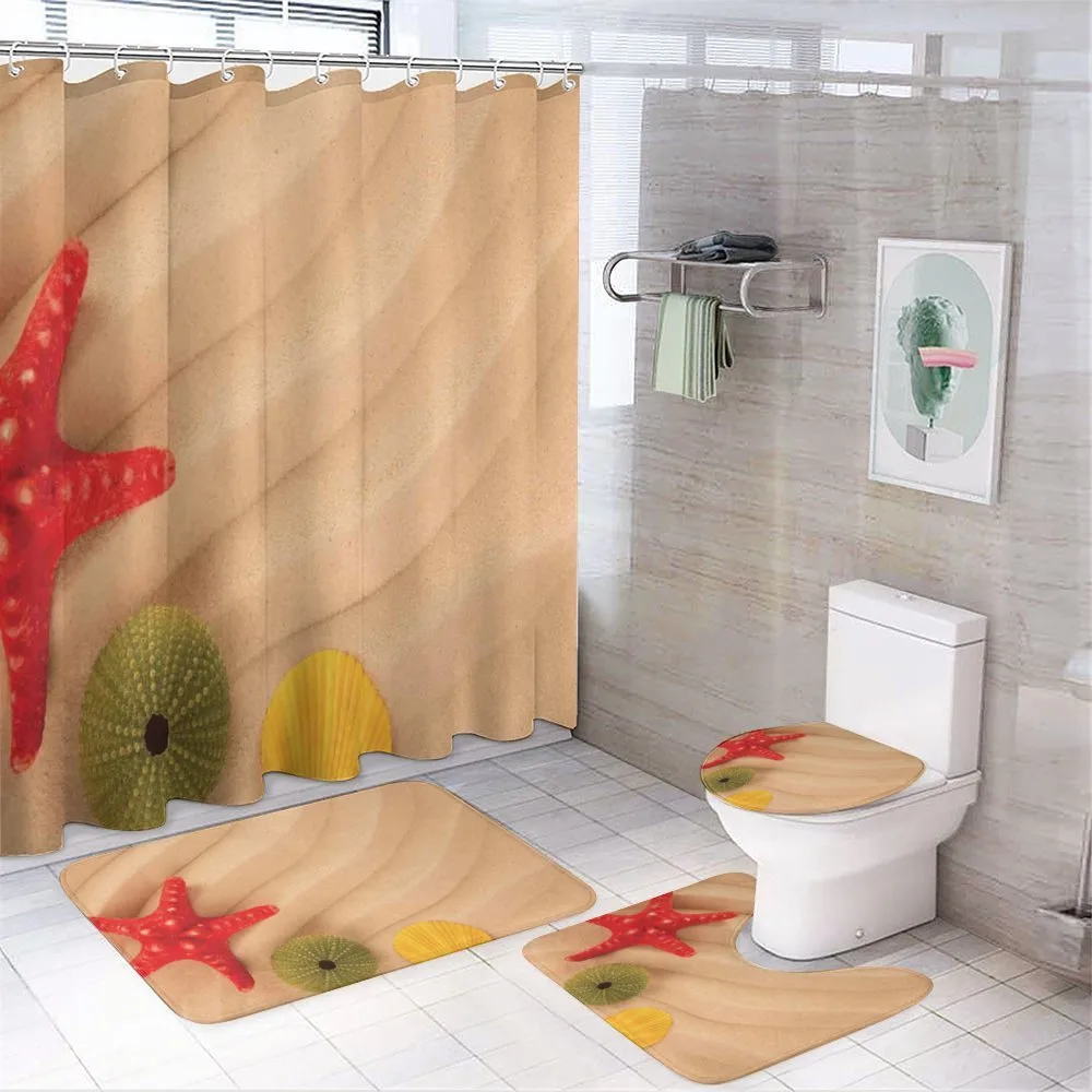Exotic Caribbean Beach — 4-Piece Bathroom Set preview