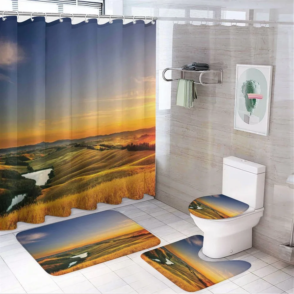 Mediterranean Valley — 4-Piece Bathroom Set preview
