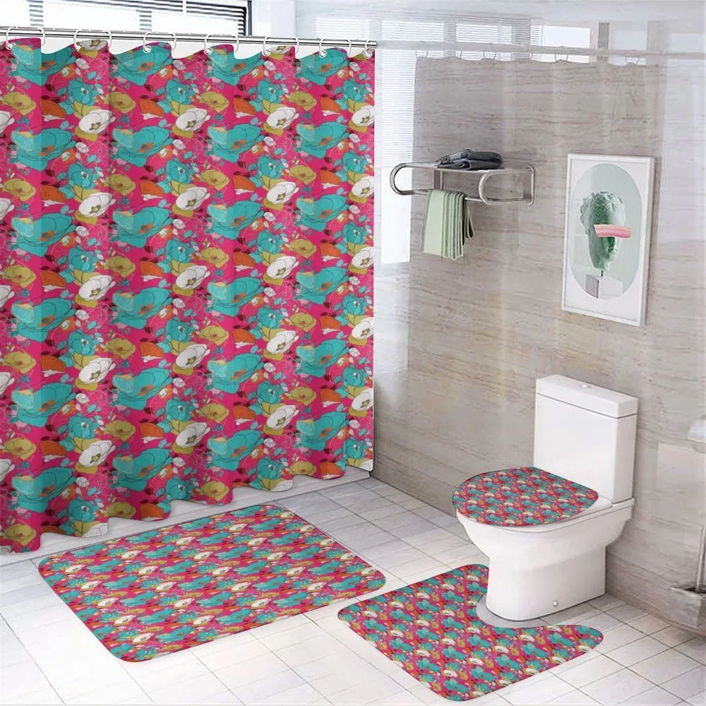 Abstract Colorful Hippie — 4-Piece Bathroom Set preview