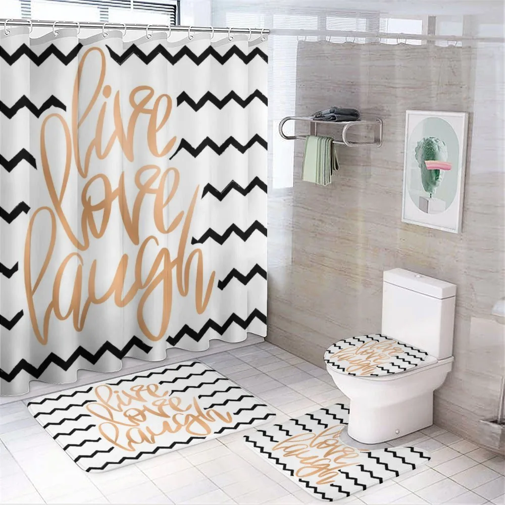Chevron Art — 4-Piece Bathroom Set preview