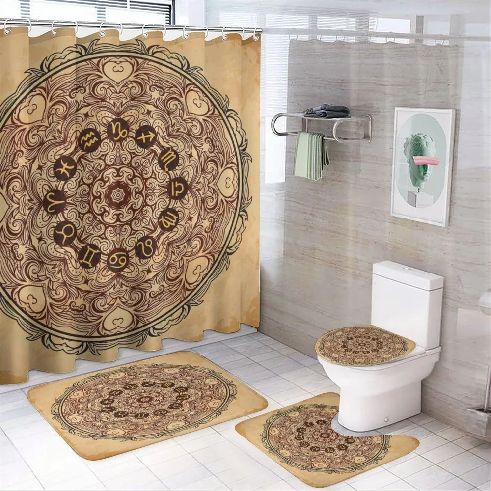 Eastern Mandala Zodiac — 4-Piece Bathroom Set preview