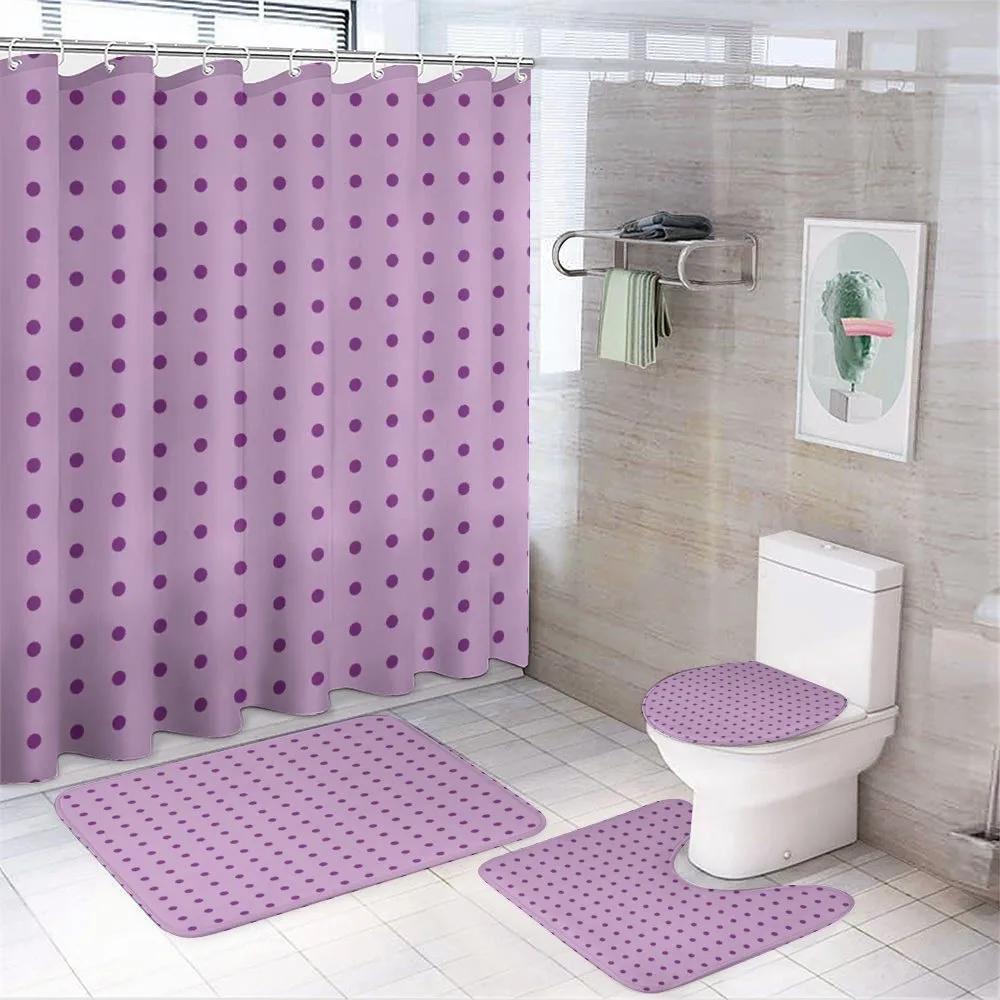 Fashion Polka Dots — 4-Piece Bathroom Set preview
