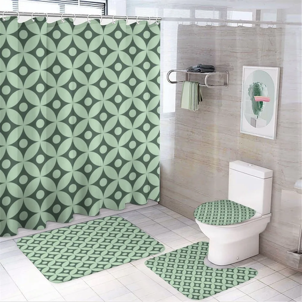 Floral Feminine Circular — 4-Piece Bathroom Set preview