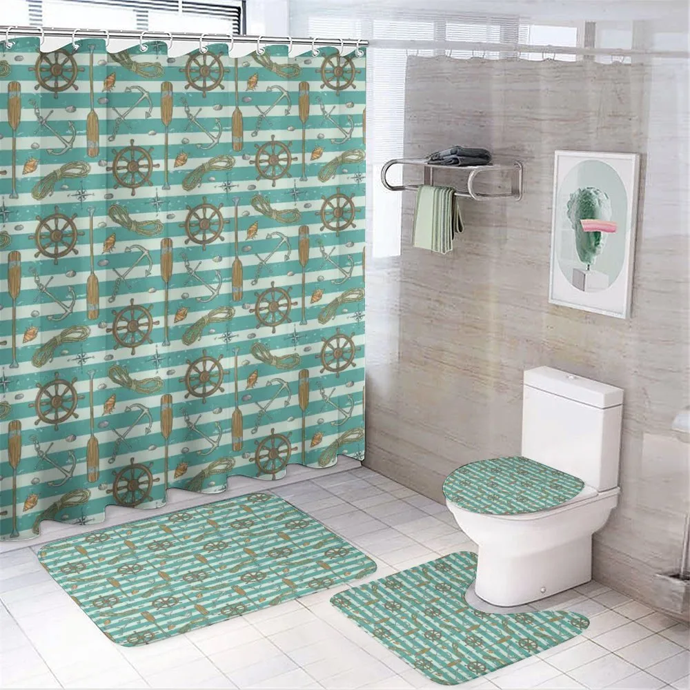 Grungy Nautical — 4-Piece Bathroom Set preview