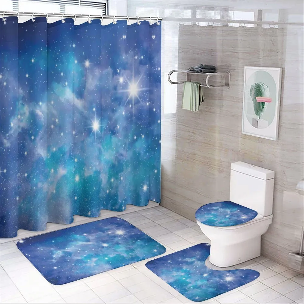Planet Star Clusters — 4-Piece Bathroom Set preview