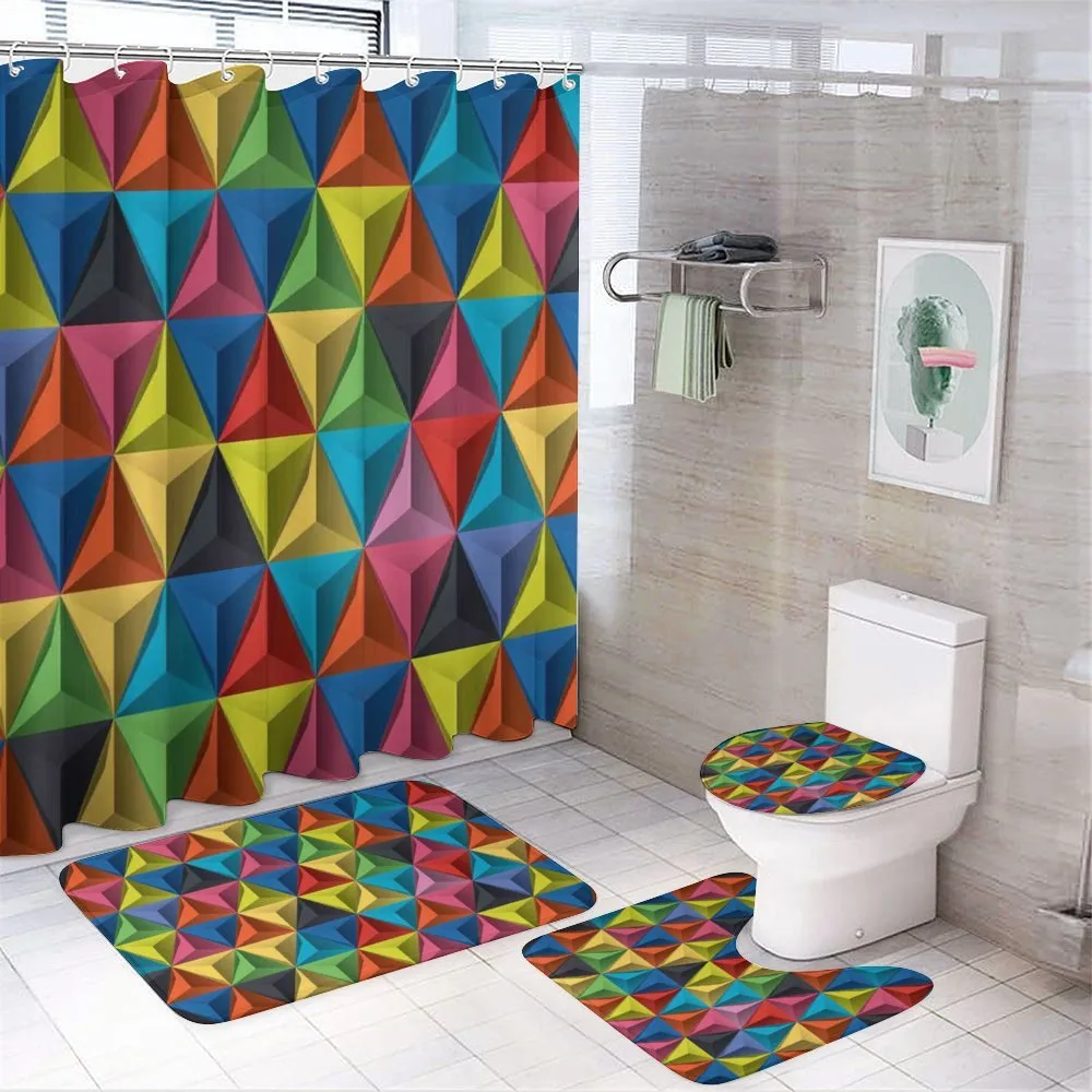 Pyramid Forms Modern — 4-Piece Bathroom Set preview