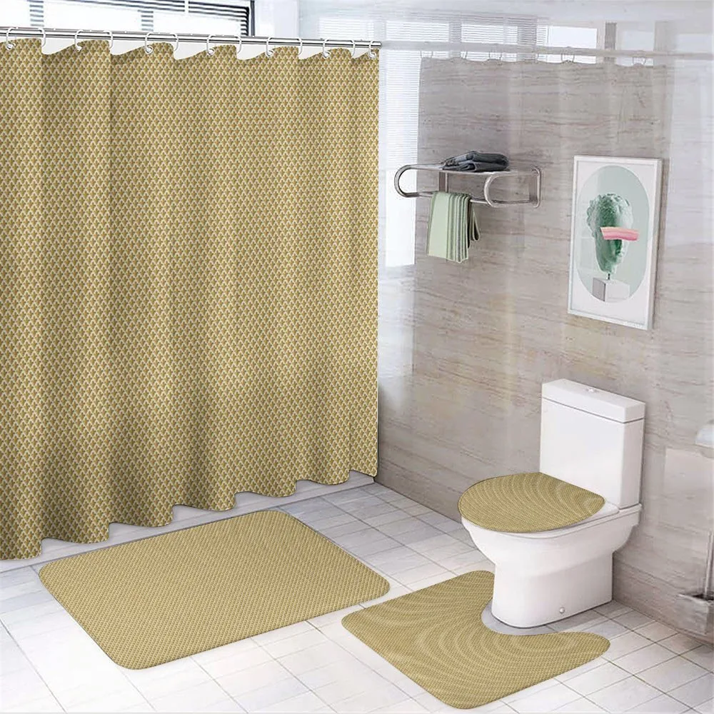 Simple Royal Pattern — 4-Piece Bathroom Set preview
