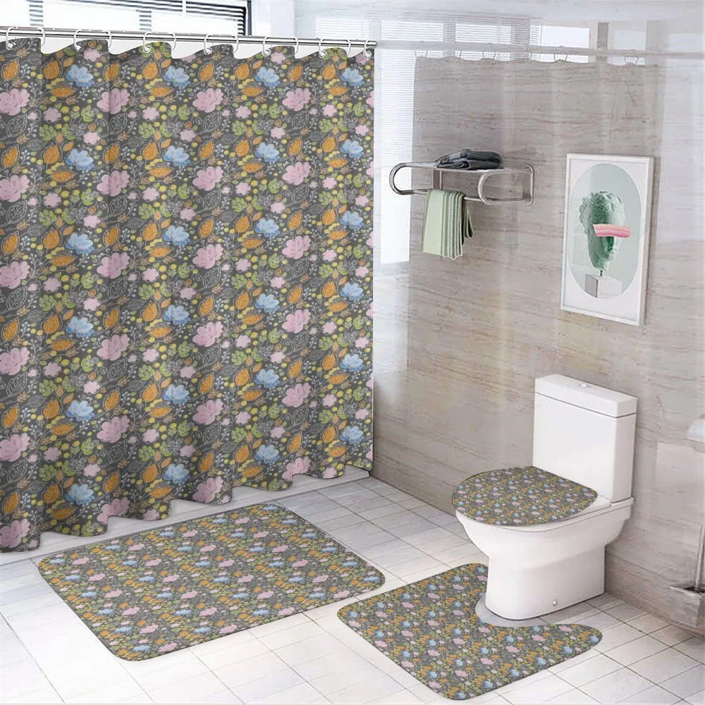 Creative Nature Blooming — 4-Piece Bathroom Set preview