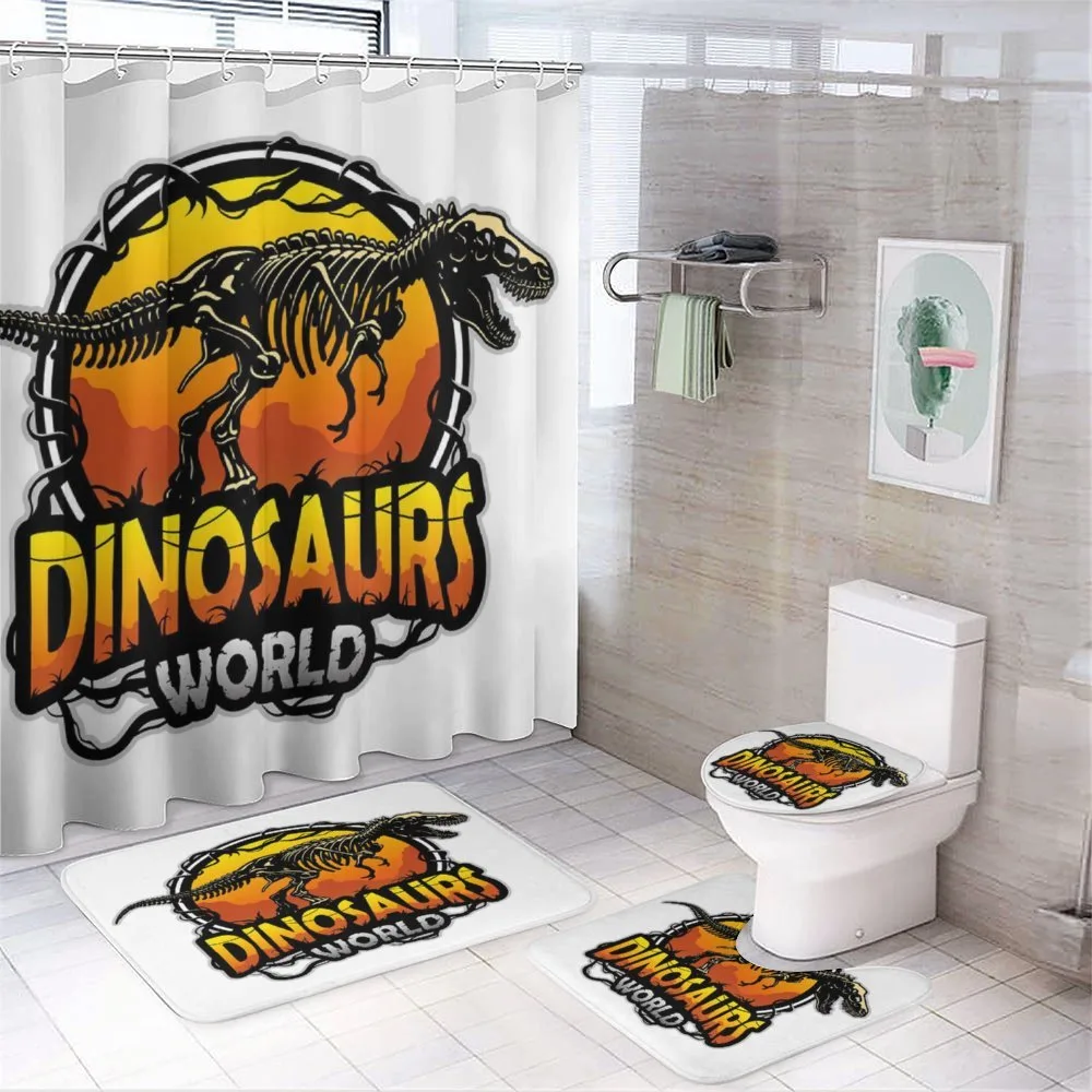 Dino World Scary Beast — 4-Piece Bathroom Set preview