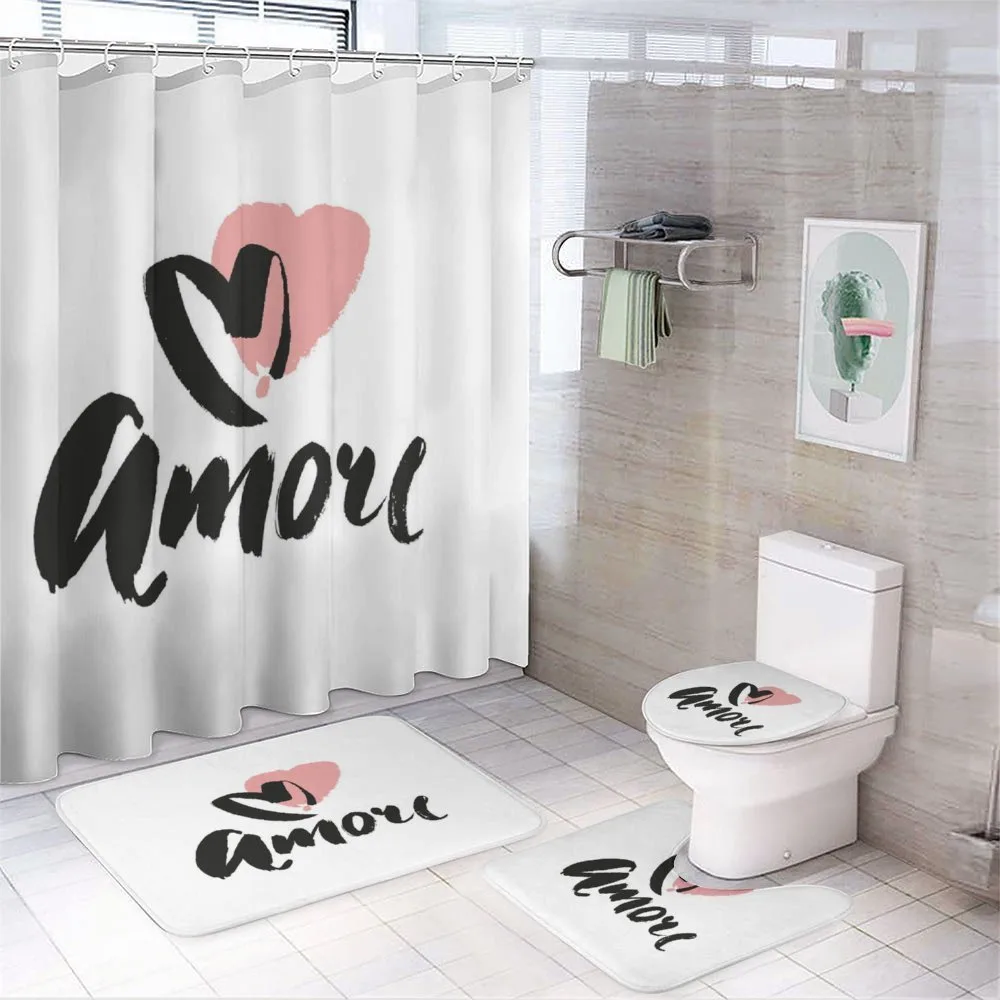 Love in Bold Strokes — 4-Piece Bathroom Set preview