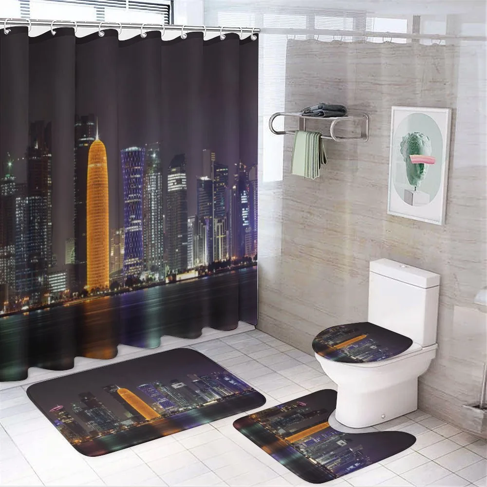 Qatar Middle East Town — 4-Piece Bathroom Set preview