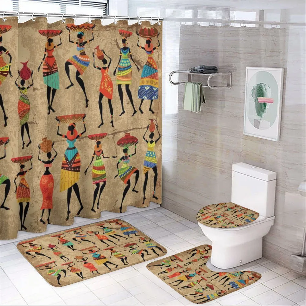 Woman Silhouettes — 4-Piece Bathroom Set preview