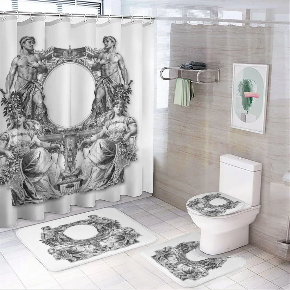 Baroque Crown — 4-Piece Bathroom Set preview