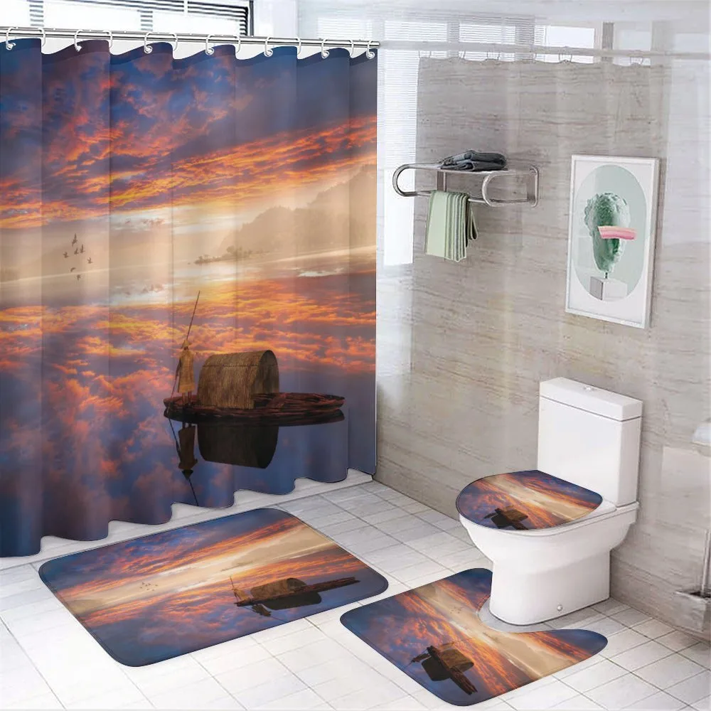 Man in Imagine Ship — 4-Piece Bathroom Set preview