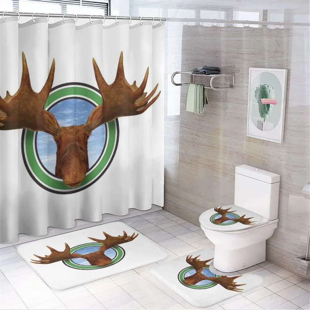 Northern Fauna Deer — 4-Piece Bathroom Set preview