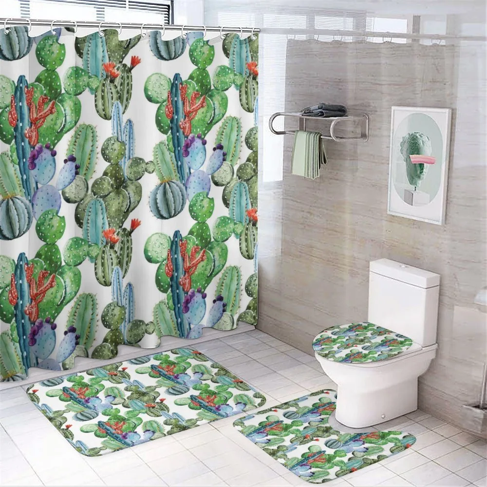 Various Types Artwork — 4-Piece Bathroom Set preview