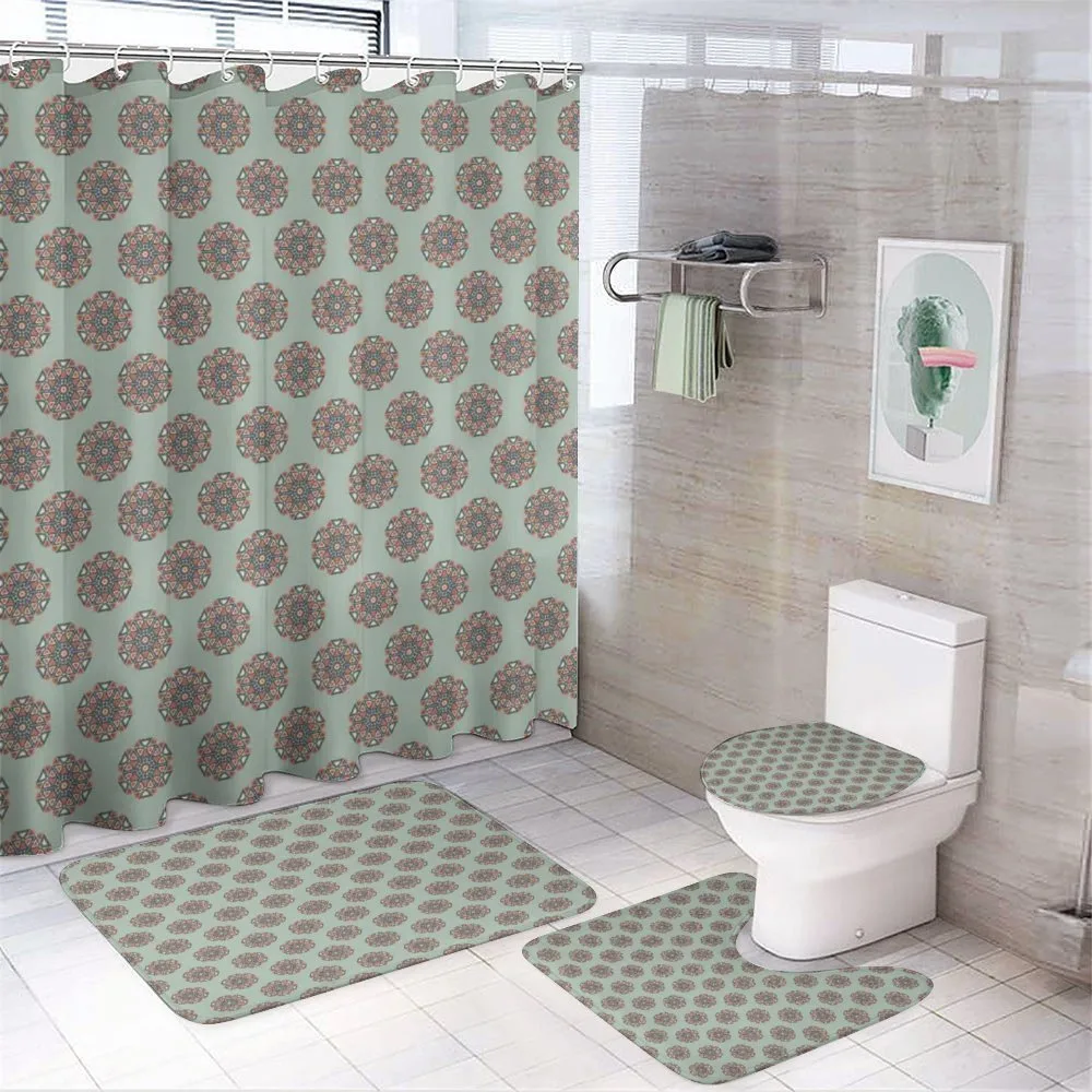 Hexagon Effects — 4-Piece Bathroom Set preview