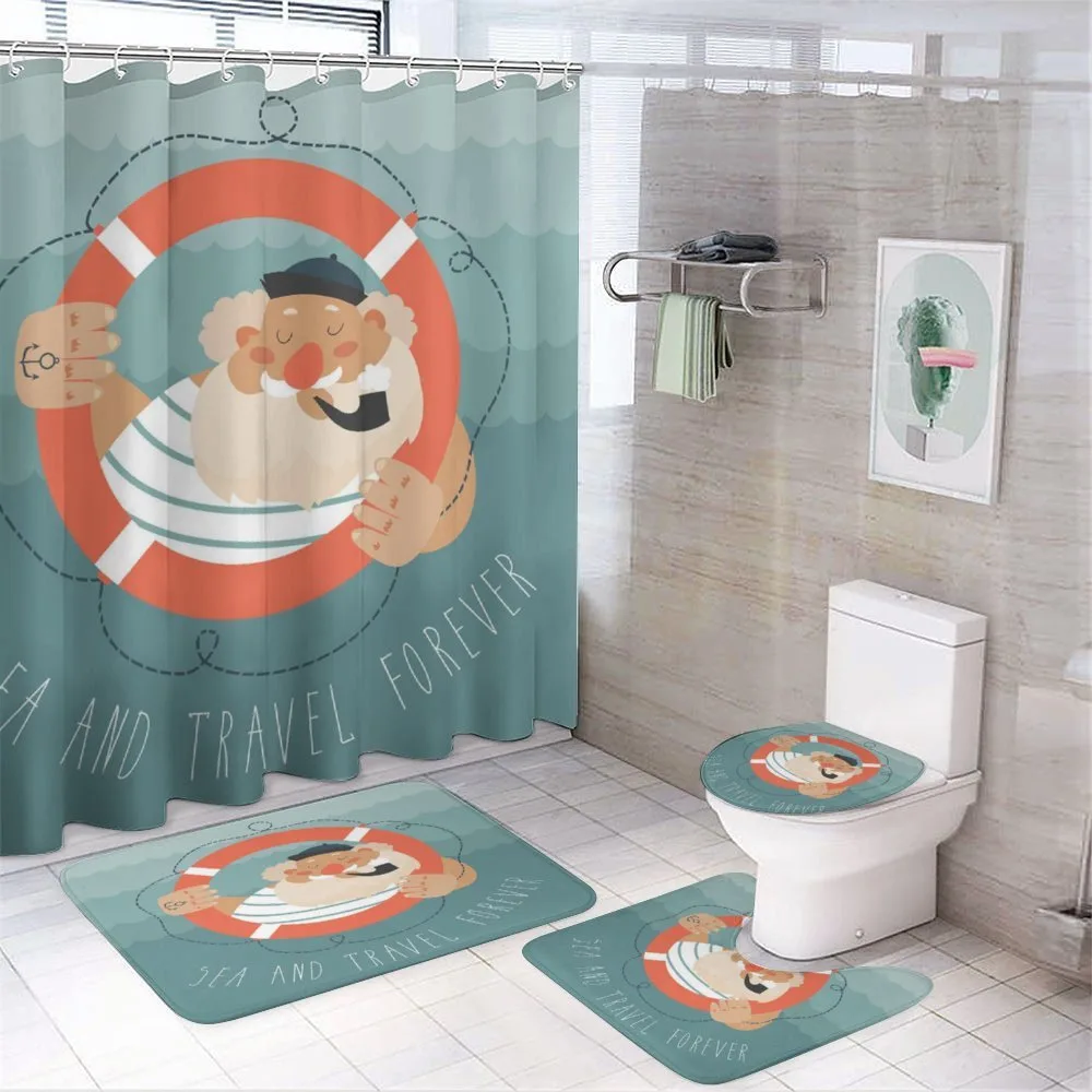 Old Sailor Pipe — 4-Piece Bathroom Set preview