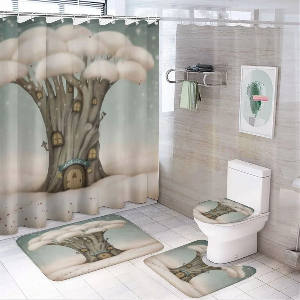 Tree in the Sky Fantasy — 4-Piece Bathroom Set preview