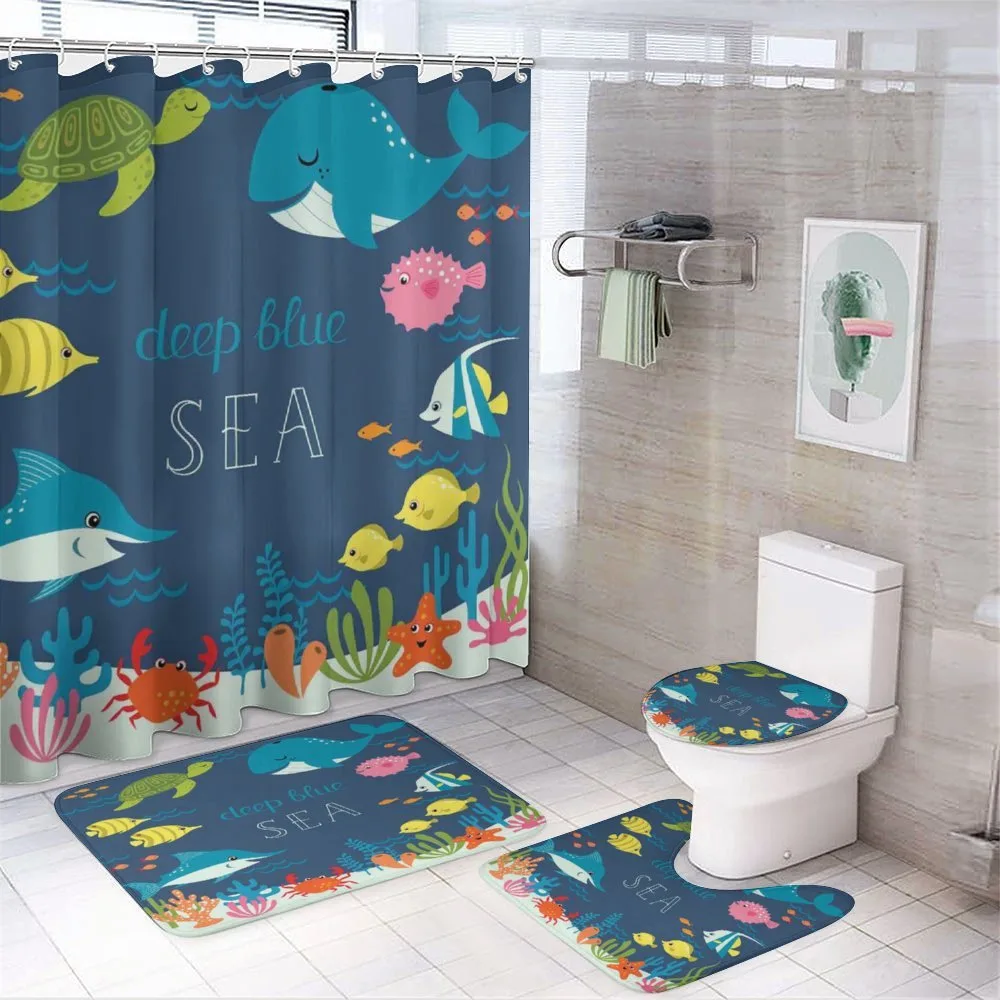 Algaes Coral Reefs — 4-Piece Bathroom Set preview